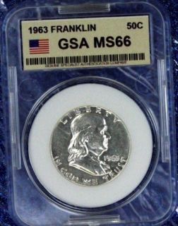 1963 P FRANKLIN 90% SILVER HALF DOLLAR AUTHENTIC US COIN FROM US MINT