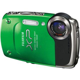 fuji finepix xp20 reconditioned 14mp 5x digital camera green
