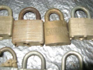 Vintage Locks Some No Keys WB Master Lockwood Corbin Chicago