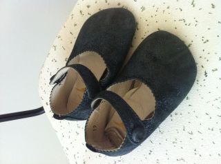 Gallucci Baby Shoes Midnight Blue Sparkle Mary Janes Sold at Bonpoint