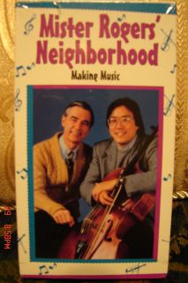 Mister Rogers Neighborhood MAKING MUSIC VHS Educational NEW SEALED