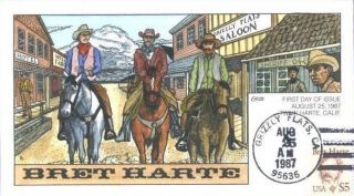  grizzly flats california fred collins handpainted first day cover fred