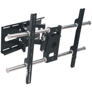 Full Motion Articulating Wall Mount in Black for 37 60 Plasma LED LCD