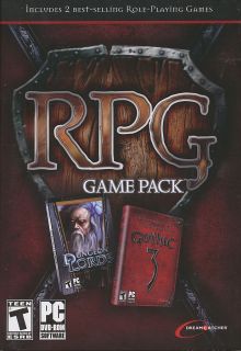 RPG Game Pack Dungeon Lords Gothic 3 2X PC Games New 625904419507