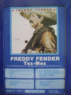Freddy Fender Tex Mex 8 Track Tape SEALED 1979
