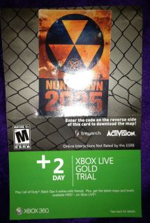 Nuketown 2025 (Black Ops II) Xbox 360 Code Code only No Game