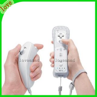 New Wii Remote and Nunchuck Controller 1 Set for Nintendo Wii Game