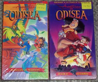 AVENTURAS EN ODISEA Adventures in Odyssey in Spanish Lot of 2 Videos