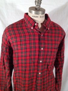 Polo Ralph Lauren Red and Green Plaid Blake Causal Shirts Size XXLarge