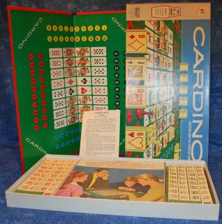 Cardino Vintage 1970 Milton Bradley Board Game Complete