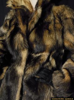 real fur coat coyote in well tended good condition a nice coat made of