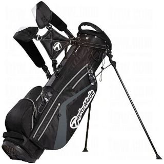 NEW 2012 TAYLORMADE MICRO LITE 3 0 GOLF STAND CARRY BAG BLACK CHARCOAL