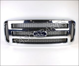  Chrome Front Grille 2006 07 Ford F250 F350 F450 F550 Super Duty