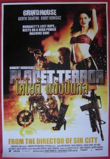  2007 Thai Movie Poster Robert Rodriguez Quentin Tarantino