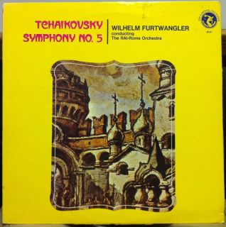 Wilhelm Furtwangler Tchaikovsky Symphony No 5 LP Mint OL 8137 Vinyl