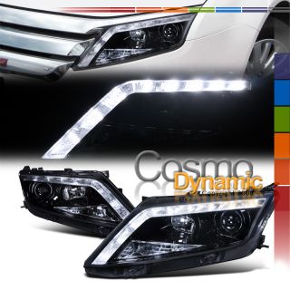 2010 2012 FORD FUSION GLOSSY BLACK HOUSING PROJECTOR SMOKE LENS