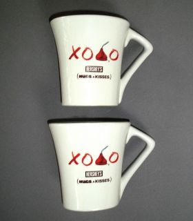 Hershey Hugs Kisses Coffee Hot Chocolate Mugs 1 Pair 2 Ea