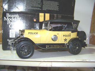 Jim Beam 1929 Ford Model A Yellow Police Car Decanter