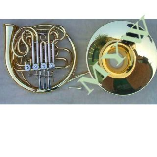 Double French Horn Kit BB F Key 4 Keys Brass Body Cupronickel Tuning