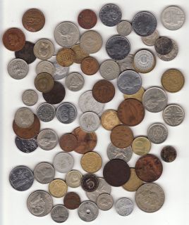 Five 5 lb Mixed Lot Bulk Foreign World Coins WOW Must See