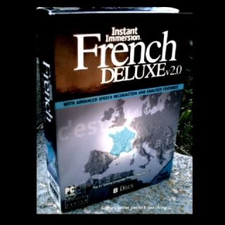 brand new instant immersion french deluxe language in 8 cd s full 300