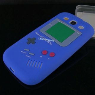  Gameboy Soft Silicone Case Cover For Samsung Galaxy S 3 III i9300 Blue