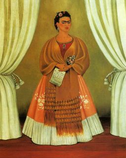 Kahlo Frida Self Portrait Canvas 16 x 20