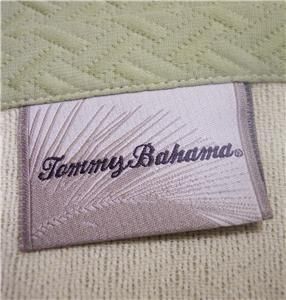 TOMMY BAHAMA 100% EGYPTIAN COTTON QUEEN BEDSPREAD MADE IN ITALY