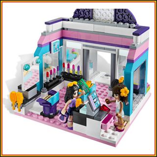 Lego Friends 3187 Butterfly Beauty Shop Sets Emma Sarah 2 Minifigures