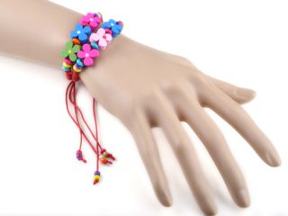  Round Beads Braid Handmade Friendship Bracelet 10 Color U Pick