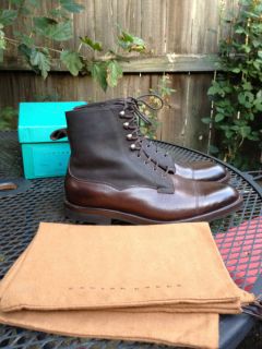 EDWARD GREEN GALWAY BOOTS HANDMADE IN ENGLAND 8 8 5 D 1 300 NEW IN BOX
