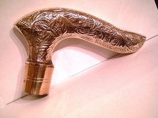  FRITZ CANE HANDLE FOR MAKING A WALKING STICK OR CANE BRASS CANE HANDLE