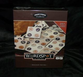 Front Porch Classics Word Spot Game New WordSpot Letter Tiles Learning