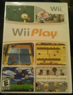 Wii Play game only Wii 2007 Unopened