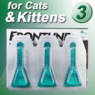 Frontline Plus for Cats and Kittens 8 Weeks or Older 3 Months Supply