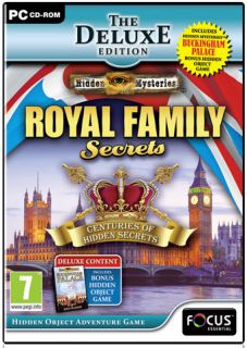  Mysteries ROYAL FAMILY + BUCKINGHAM PALACE Hidden Object PC Game NEW