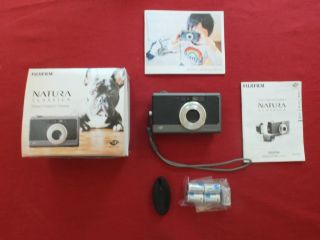 fuji natura classica 35mm film camera fujifilm with accessories