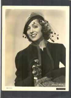 Frances Drake 1937 Glamor Fashion Horror Star w Karloff Lugosi Lorre