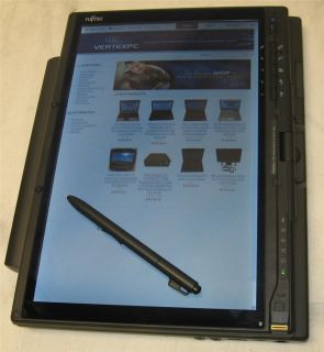 Fujitsu Lifebook T2010 Dual Core 2 Duo 1 2GHz Windows XP Pen Tablet