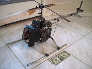 Large RC Helicopter Gas or Nitro Powered – Vintage