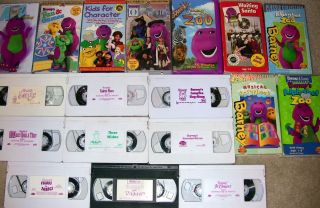VHS Barney Fun Games Once Upon A Time 100s of Other Kids Tapes U