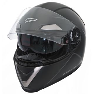 Fulmer Full Face Motorcycle Helmet with Sunvisor Gloss Black Sz Med
