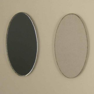 Oval Shaped Mirror Modern Fun Decorative Funky Shatterproof Acrylic