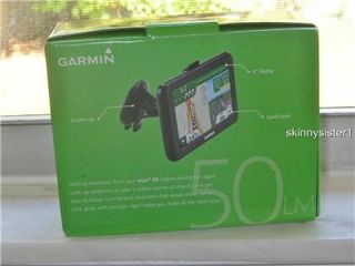 GARMIN NUVI 50LM PORTABLE GPS W/ LIFETIME MAP UPDATES~NEW IN BOX