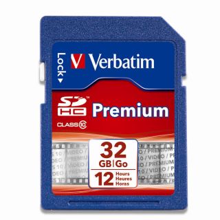 32 GB Verbatim Premium SDHC Class 10 Video Photo Flash Memory Card