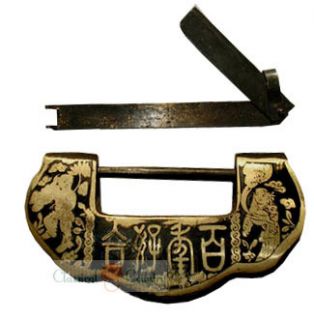 Chinese Furniture Brass Hardware Door Lock Key 3 54