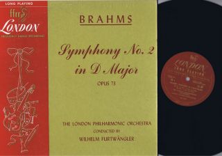 First Pressing Furtwangler Brahms Mono LP