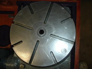 Moore Ultra Precise rotary table with cabinet