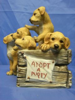 Franklin Mint ASPCA Adopt a Puppy Porcelain Numbered Figurine MINT