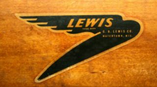 Lewis props are stamped with a number known as a drawing or